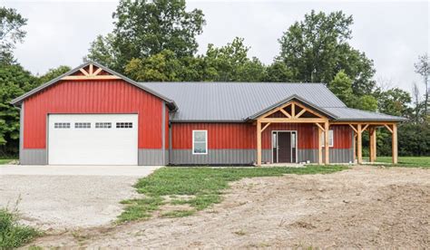 Pole Barn Home in Grant County, Indiana - K. Graber Construction