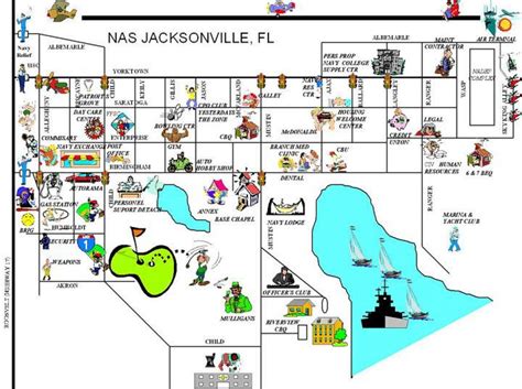 Nas Jacksonville map - Nas Jacksonville base map (Florida - USA)