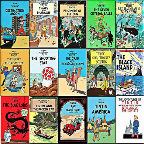 Complete Collection of the Classic 24 Tintin Books on Dvd - Etsy