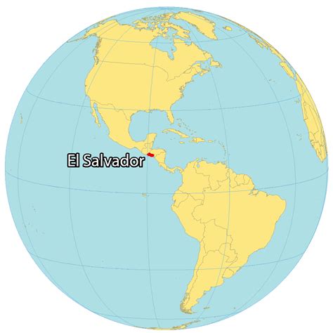 El Salvador Map - Cities and Roads - GIS Geography