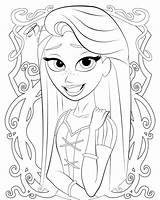 Tangled The Series Coloring Pages Printable sketch template