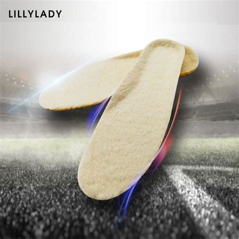 Warm Insole Heated Cashmere Thermal Insoles Thicken Soft Breathable Winter Sport Shoes Insoles ...