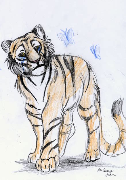 Sad tiger by TheMysticWolf on DeviantArt