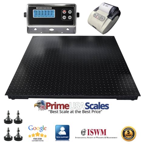 OP-916 Floor Scale with PRINTER - Prime USA Scales