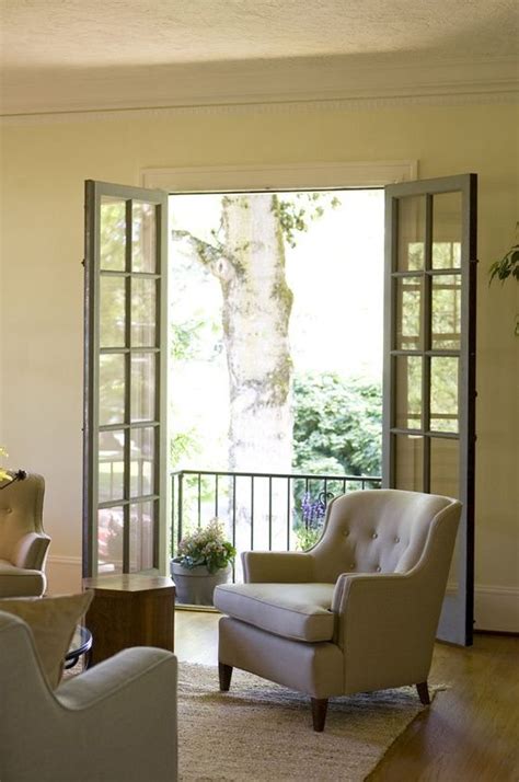 Sitting room w/ French doors to Juliet balcony | Juliet | Pinterest | French doors, Balconies ...