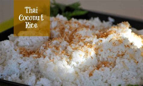 Thai Coconut Rice - Flavour and Savour