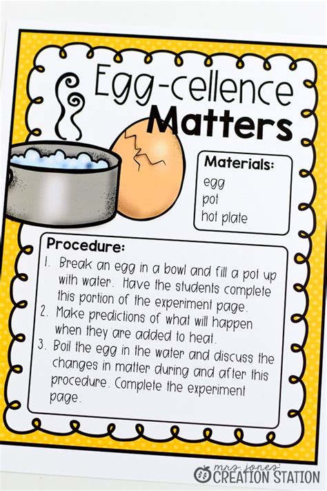 States of Matter Unit for Little Learners - Mrs. Jones' Creation Station Easy Science, Preschool ...