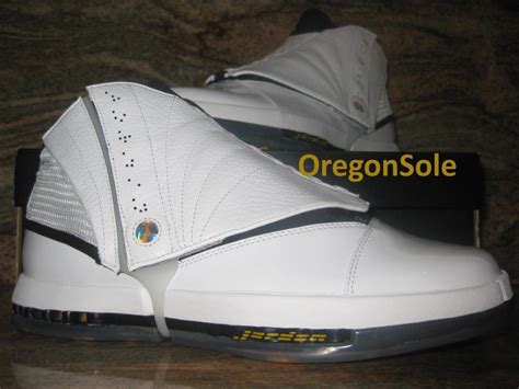 Air Jordan 16 Retro - White/University Gold-Black - 2012 Unreleased ...