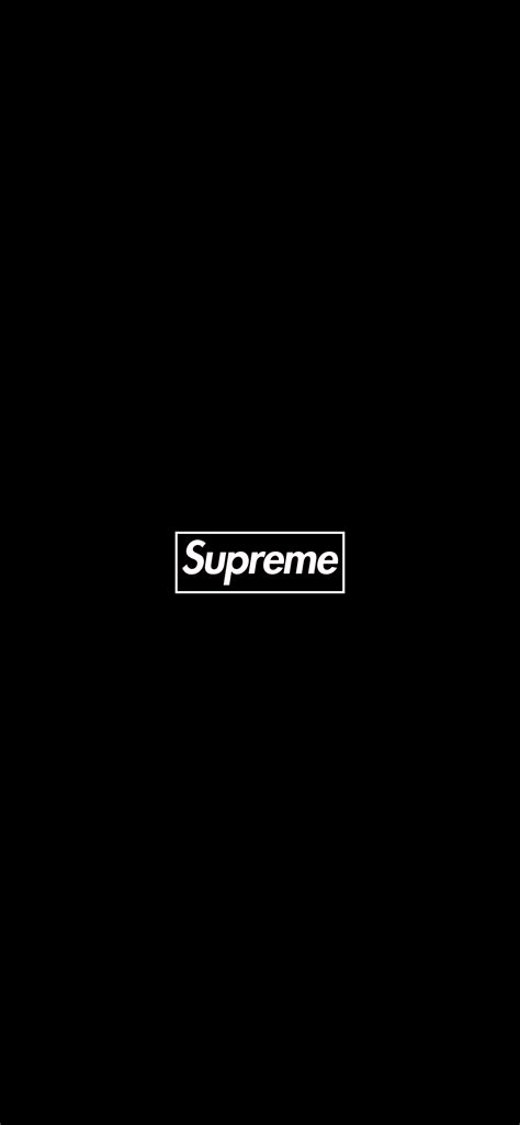 Supreme Logo Black