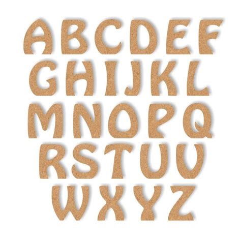 Freestanding Hobo Font Individual Letter | Craft Shapes Direct