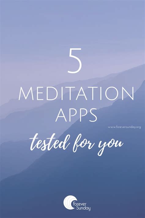 5 meditation apps tested for you - ForeverSunday Ayurveda and Yoga