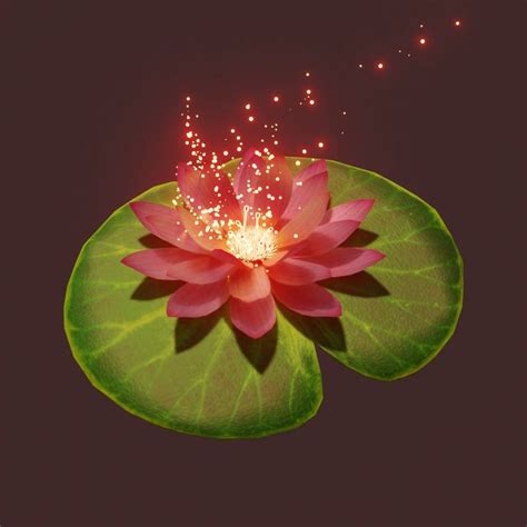 Lotus 3D Model | Lotus flower art, Anime flower, Lotus art