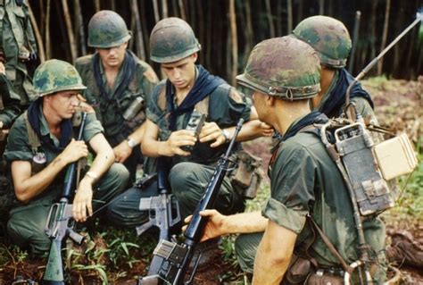 A rifle squad of the 1st Battalion, 2nd Infantry, 1st Infantry Division ...