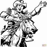 Cowboy Coloring Pages 360coloringpages sketch template