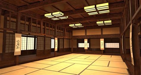 3D dojo room - TurboSquid 1394114