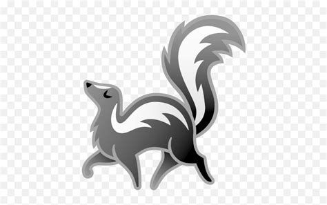 Skunk Emoji - Vibe Check Emoji Art,Skunk Emoji - free transparent emoji ...