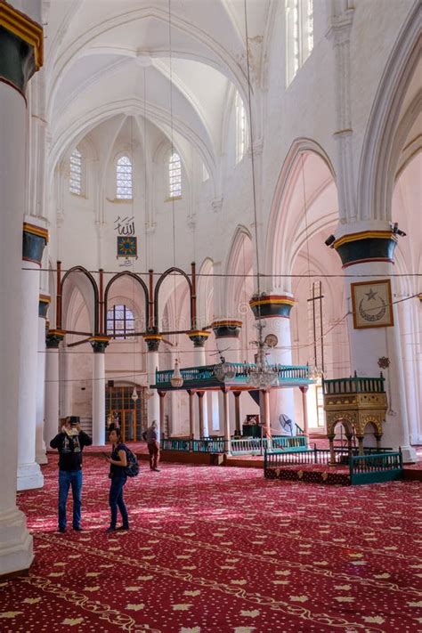 Selimiye Camii Mosque Interior Editorial Stock Image - Image of space, lefkosa: 141492929