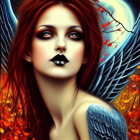 Gothic Fallen Angel · Creative Fabrica