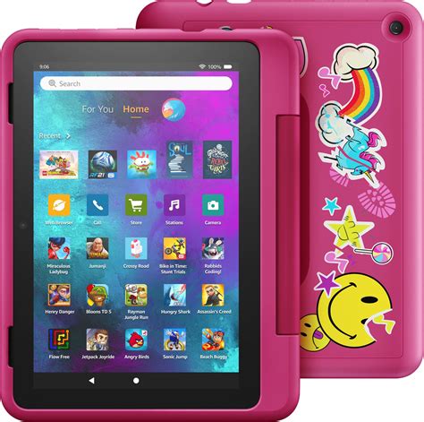 Customer Reviews: Amazon Fire HD 8 Kids Pro Ages 6-12 (2022) 8" HD tablet with Wi-Fi 32 GB ...