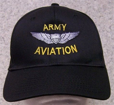 Embroidered Baseball Cap Military Army Aviation 1 Hat Size Fits All ...