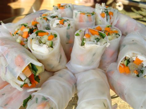 Thai Spring Rolls Recipe ~ Healthy Journey Cafe