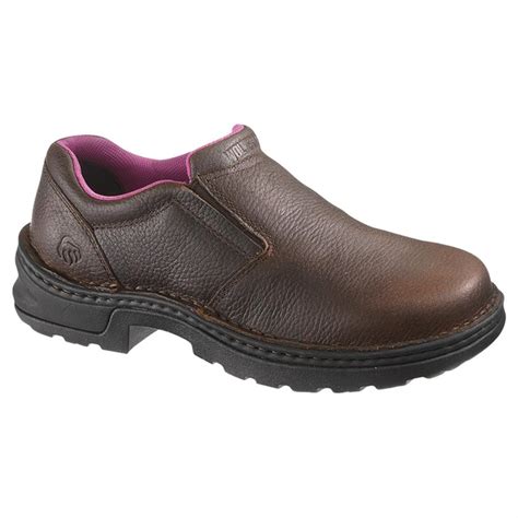 Women's Wolverine® Bailey Steel Toe Slip-on Shoes - 584193, Casual Shoes at Sportsman's Guide