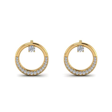 Share more than 82 round circle diamond earrings super hot - 3tdesign.edu.vn