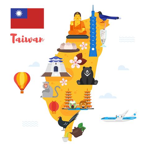 Taiwan Set By Cartoon time! | TheHungryJPEG