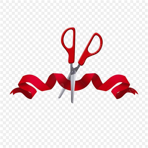 Ribbon Cutting Ceremony Clipart PNG Images, Red Ribbon Cutting Ceremony ...