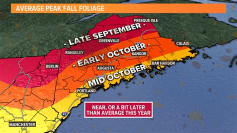 Maine fall foliage forecast: When to expect the best color | newscentermaine.com