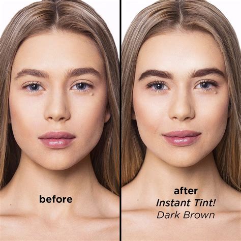 Instant Tint! Dark Brown | Hair color for black hair, Brow tinting, Brows