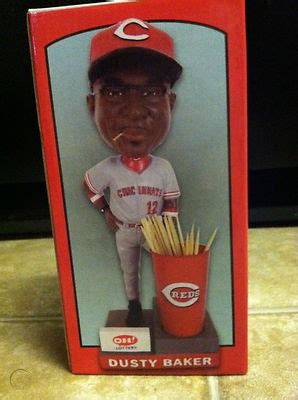 Dusty Baker Bobblehead Toothpick Holder Cincinnati Reds give away Ohio ...