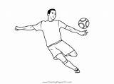 Soccer 1 Coloring Page For Kids  Free Printable Pages sketch template