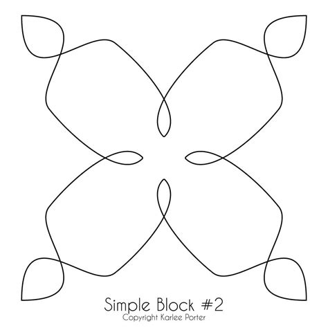 Simple Block #2 – Karlee Porter