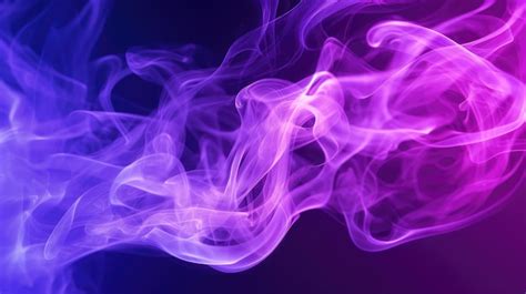 Premium AI Image | Neon Purple Smoke Background