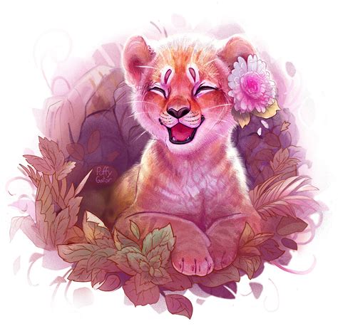 Lion Cub by Nana : r/ImaginaryAww