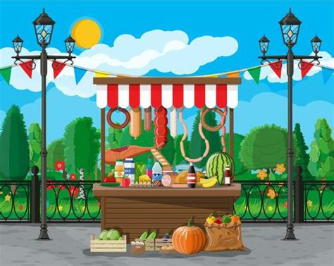 Market Background Vector Art, Icons, and Graphics for Free Download