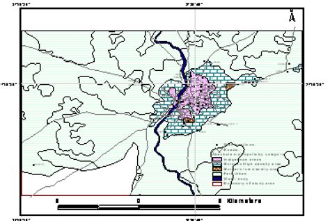 Map of study area showing Abeokuta metropolis by categories. | Download ...