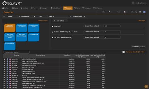 Stock Screener - Market Analysis and Equity Research Platform | EquityRT