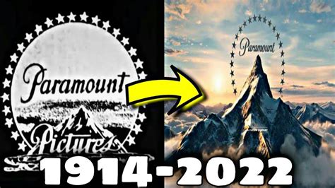 Paramount Logo Evolution 1914-2022|evo