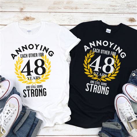 Funny 48th Wedding Anniversary Gifts for Husband and Wife: Annoying ...