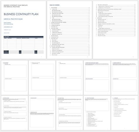 Healthcare Business Continuity Plan Template