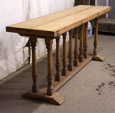 Spindle Leg Base Wooden Table | Olde Good Things