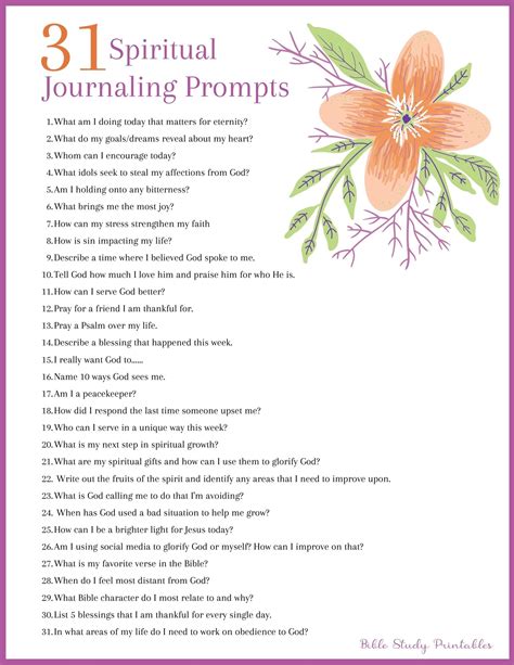 31 Christian Journaling Prompts for Growing Closer to God