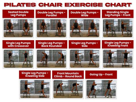 Printable Pilates Chair Exercises