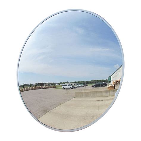 Shatterproof Polycarbonate Traffic Mirror with Steel Backing