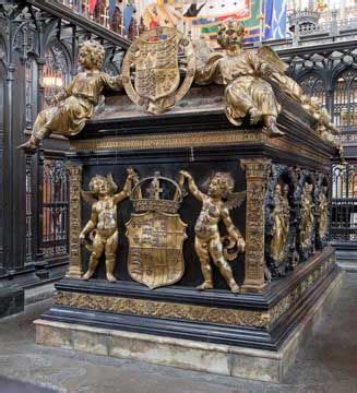 Tomb of Henry VII and Queen Elizabeth of York Parents of King Henry VIII in Westminster Abbey ...