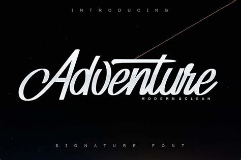 Adventure Script Font