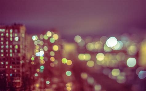 Bokeh City Background Wallpaper 07691 - Baltana