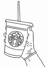 Drawing Starbucks Cup coloring Page  Download Print Or Color Online sketch template
